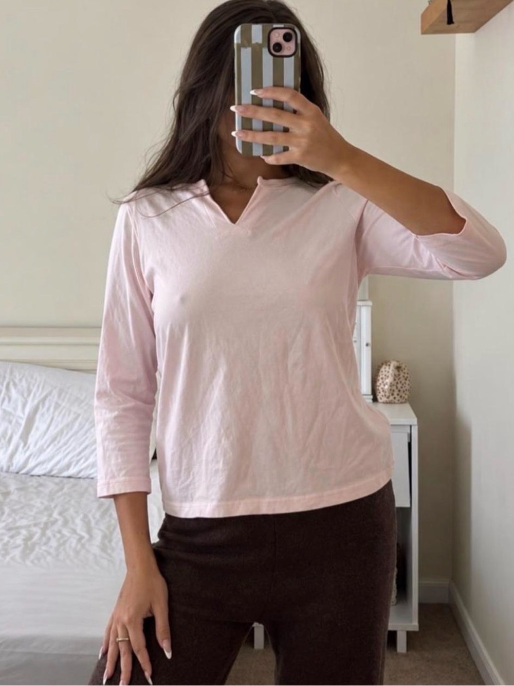 2002 Vintage Quarter Sleeve Top